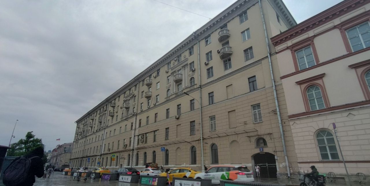 фасад дома, здание по адресу г Москва, Чистопрудный б-р, д 2